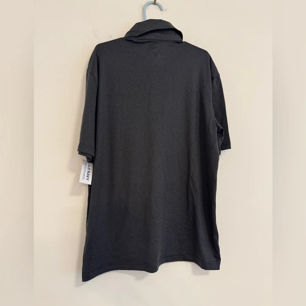 Old Navy Active Boys Charcoal Polo Shirt